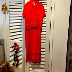 2 piece Coldwater Creek long dress and jacket. Never worn, tags still on